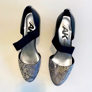 Anne Klein Tara Strap d’Orsay Wedge